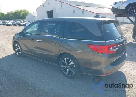 2018 Honda Odyssey Elite из США, поврежденный, VIN 5FNRL6H91JB090931